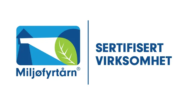 Logo Miljøfyrtårn sertifisert virksomhet